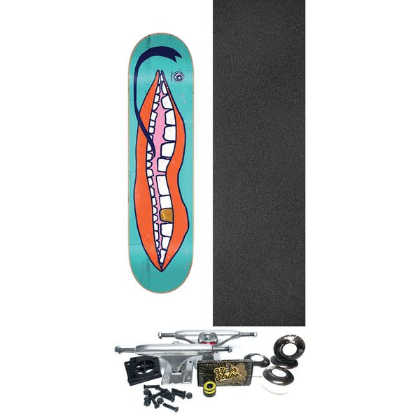 Foundation Skateboards Jesse Lindloff Gold Tooth Skateboard Deck - 8.38" x 31.88" - Complete Skateboard Bundle